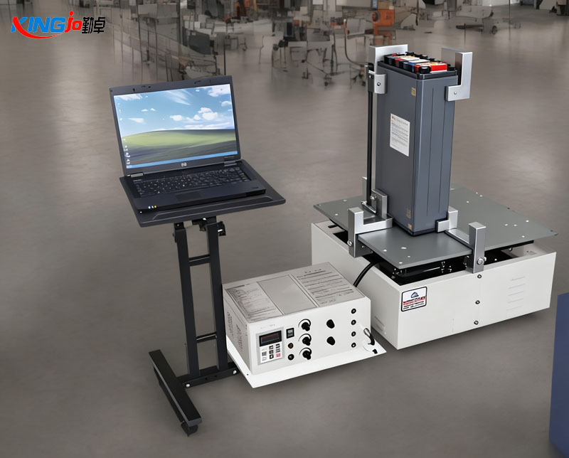 勤卓电磁式振动台测试电池包.jpg 勤卓电磁式振动台测试电池包.jpg