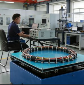 工业电缆要用振动台做耐振动测试吗